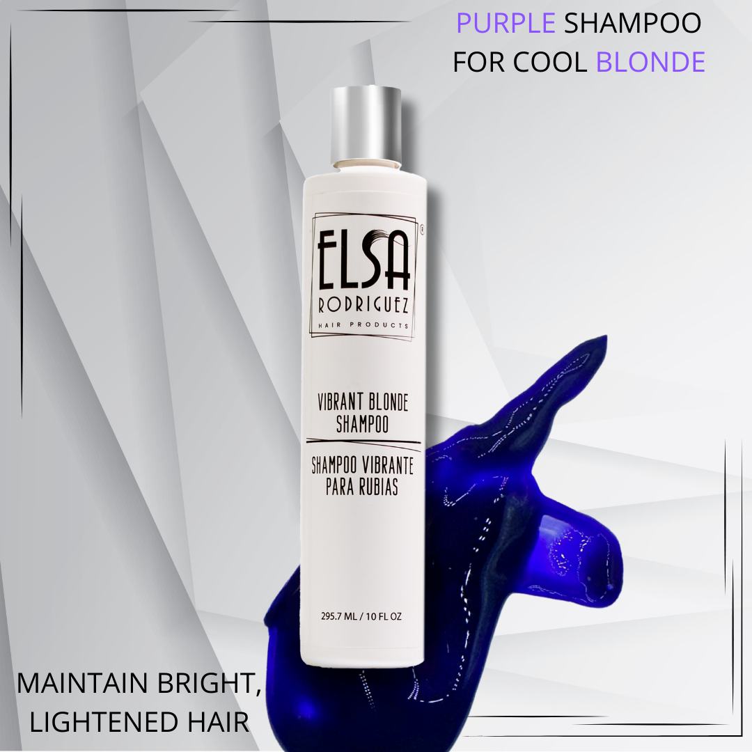 Elsa Rodriguez, vibrant blonde shampoo, best purple shampoo for blonde hair, purple shampoo for blondes highlights, shimmer lights shampoo, products for blonde beauty, free sulfate & parabens, 10 Oz
